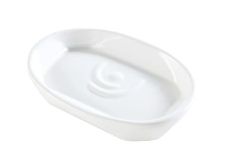 Stil Haus Liz, настольная керамическая мыльница, цвет белая керамика, артикул LZ09AP(08-BI)