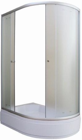 Душевой уголок Parly ZEM120L 120х195 профиль Сатин стекло матовое