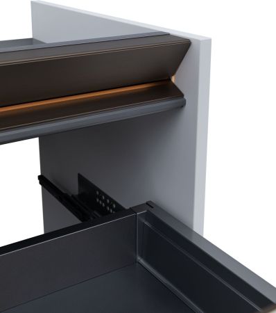 Тумба под раковину Allen Brau Activity 80 1.34012.WM белый матовый/олива браш, артикул 1.34012.WM