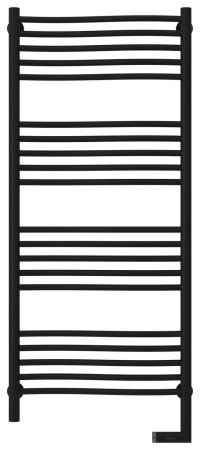 Полотенцесушитель электрический "ФЛЮИД 2.0" 1200х500 / МЭМ правый (Матовый черный)