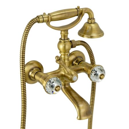 PRESTIGE CRYSTAL Смеситель для ванны внешний, бронза, артикул 28008