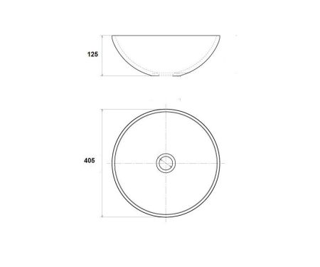 Раковина чаша Bronze de Luxe Марракеш 1008G, серый, артикул 1008G