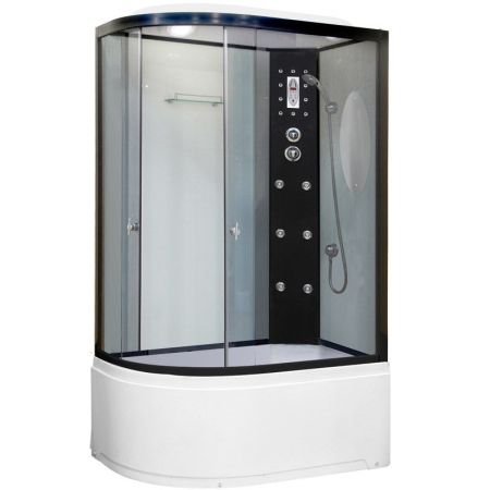 Душевая кабина Niagara NG-1910 120x80 L стекло тонированное задние стенки Белые, артикул 19100134L