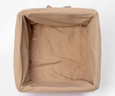 Корзина для белья WasserKRAFT Kammel 32x32x20 WB-180-M Кремовая