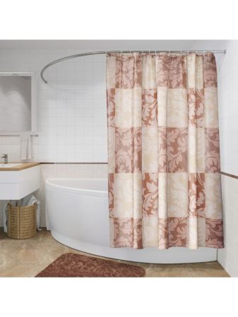 Штора для ванны Fora PH73 Шахматные Виньетки, артикул PH73