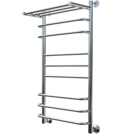 Водяной полотенцесушитель Тругор Идеал Комби 3 П НП 100x40 с полкой Хром, артикул Идеал/комби3/нп10040П