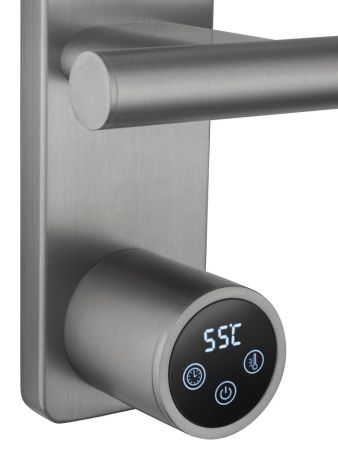 Полотенцесушитель электрический WONZON & WOGHAND NÜRNBERG, Брашированный никель (WW-AL342-BR), артикул WW-AL342-BR