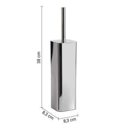 Gedy Jack, напольный металлический ёрш, цвет хром, артикул 1334(13)