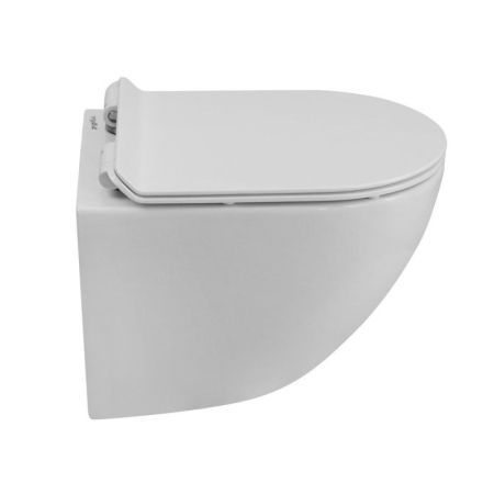 Унитаз подвесной безободковый со смывом TORNADO BelBagno AMANDA-TOR, артикул BB051CH-TOR-FC