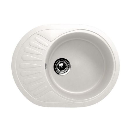 Кухонная мойка Ulgran U-107м-341, ультра-белый, артикул U-107m-341