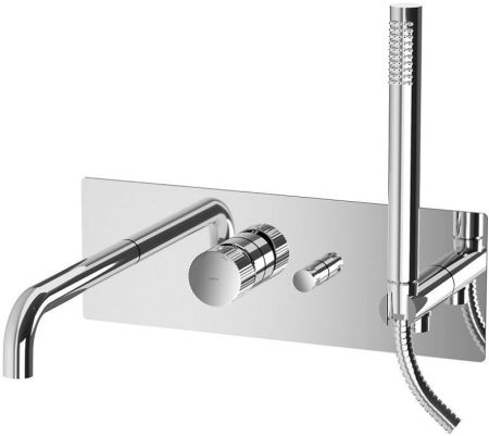 Смеситель для ванны с душем Paffoni Jo JO001CR (с внутренней частью), артикул JO001CR
