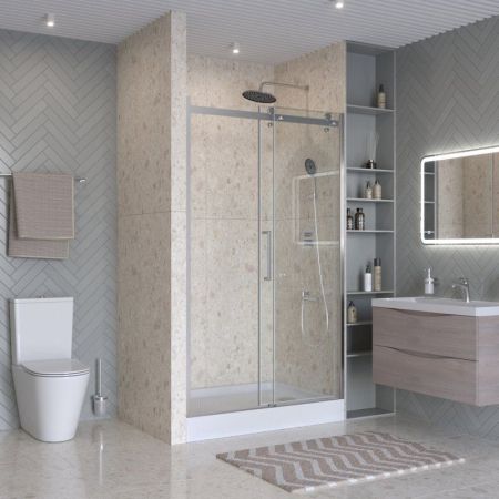 MARINO-2-BF-1-120-C-CR Душевая дверь, артикул MARINO-2-BF-1-120-C-CR