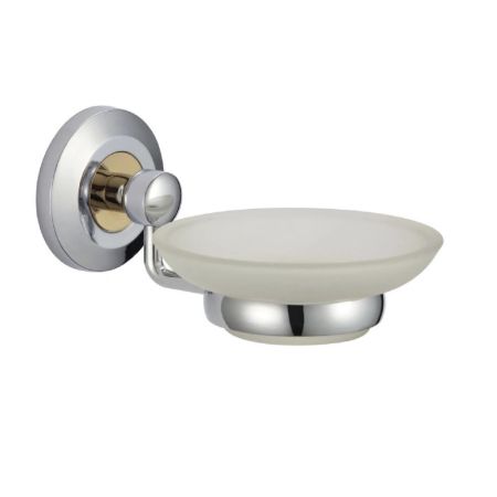 Мыльница Savol S-007159, хром, артикул S-007159