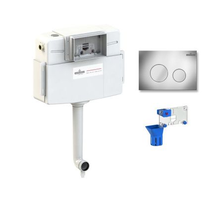 Комплект 3 в 1 бачка скрытого монтажа для приставного унитаза Lavinia Boho Relfix 77030059