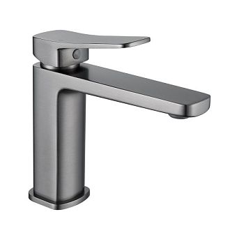 Смеситель для раковины Raffine F0199T, оружейная сталь