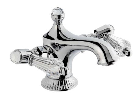 Смеситель The One для раковины. Прозрачные кристаллы Swarovski, цвет хром, артикул 98003LCSWCR