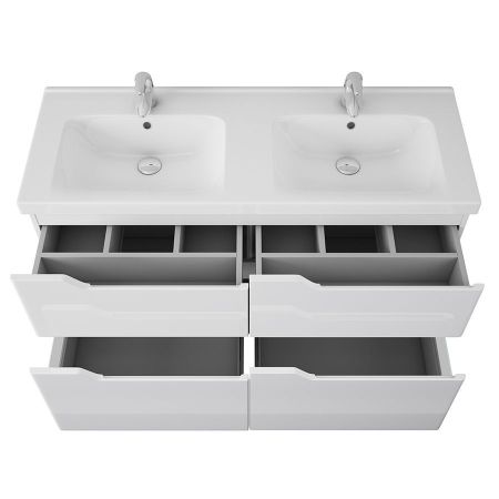 Тумба Hella stor 120, белый лак, артикул OW24.08.00