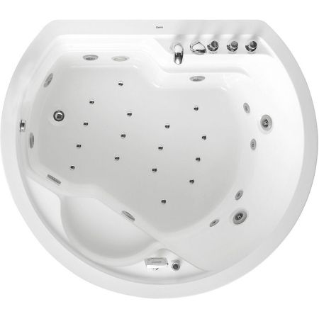 Акриловая ванна Gemy G9063 O 183х162 с гидромассажем, артикул G9063O