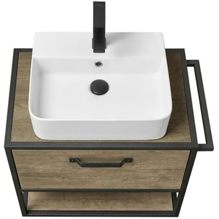 Тумба под раковину АКВАТОН ЛОФТ ФАБРИК 64,2 1A242301LTDY0 (подвесная, дуб кантри), шт, артикул 1A242301LTDY0