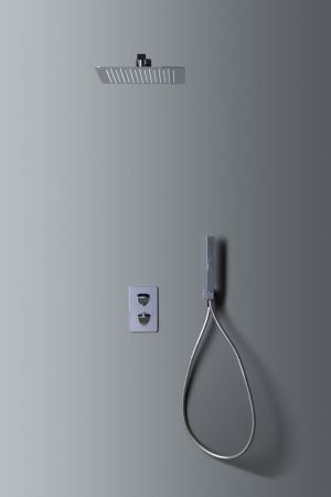 Душевой комплект Allen Brau Infinity 5.21016-00 (с внутренней частью, 2 выхода) хром, артикул 5.21016-00