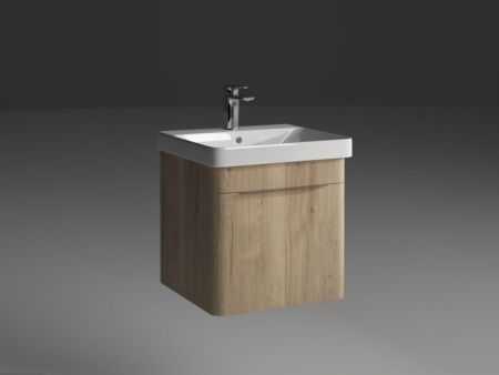 IBX REDING, тумба под раковину 50 см, 1 ящик с ручкой, цвет табачный, артикул R450501C/TABACO