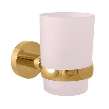 Стакан для ванной комнаты Rav Slezak COLORADO COA0201ZK, золото брашированное