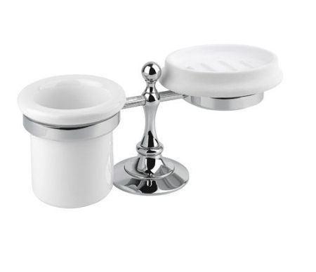 Стакан и мыльница настольные CEZARES OLIMP-STT, артикул OLIMP-STT-01-Sw