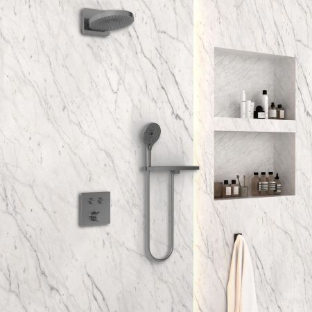 Душевой комплект Inspire VSFW-4I211RGM встраиваемый, двухрежимный, вороненая сталь, артикул VSFW-4I211RGM