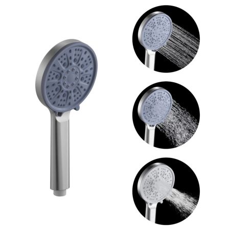 Лейка для душа FASHUN N019, сатин/серый