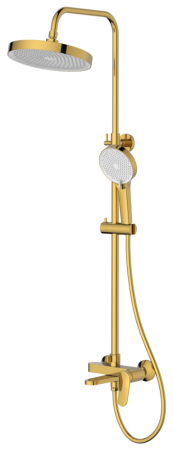 Душевая система BELZ башированное золото (B24786-5), артикул B24786-5