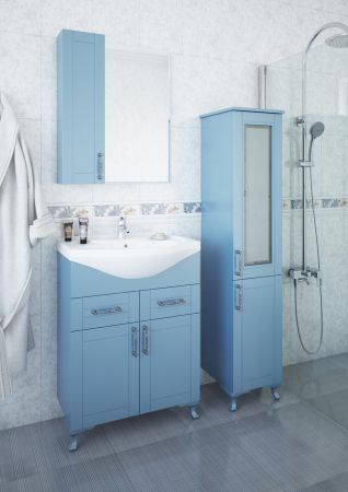 Тумба Глория NEW 65 (Г) раковина Байкал 65, артикул С04592