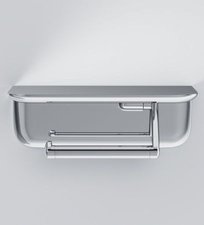 A30341500 Sensation, Держатель для туалетной бумаги с полкой, хром, шт, артикул A30341500