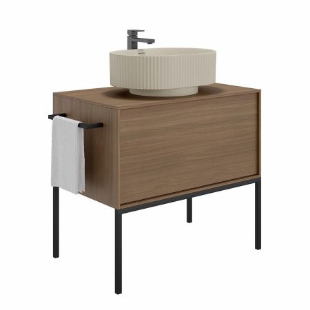 Держатель для полотенца ATOLLO, черный матовый, артикул ATrl.30\M