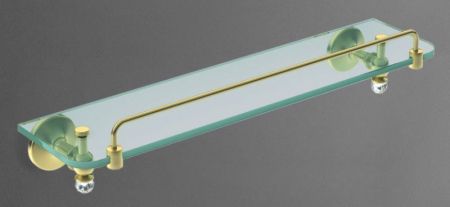 Стеклянная полка Art&Max Antic Crystal AM-E-2682SJ-Do Золото, артикул AM-E-2682SJ-Do