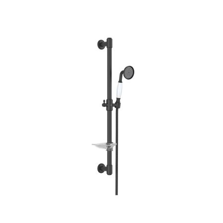 Душевой гарнитур 1jet 65 см AQUATEK, матовый черный AQ2020MB КЛАССИК, артикул AQ2020MB