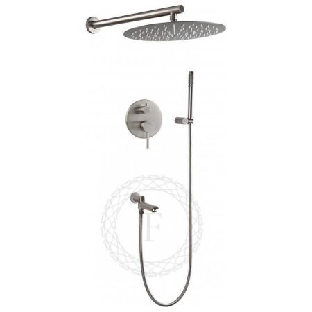 Душевая система встраиваемая FILARETE Roun FL1020NK, никель
