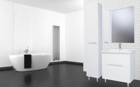 Зеркало со шкафом Bellezza Андрэа 80 4619013002077 L Бежевое, артикул 4619013002077