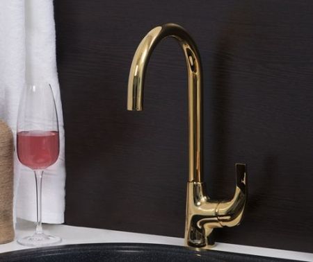 Смеситель для кухни WasserKRAFT Sauer 7107 Золото глянцевое, артикул 7107