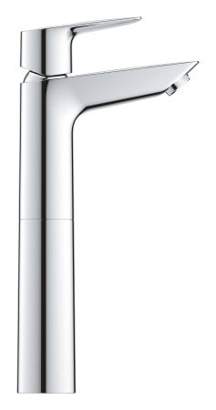 Смеситель для раковины  GROHE BAU EDGE 23761001 (хром, L-10,8 H-24,6), шт, артикул 23761001