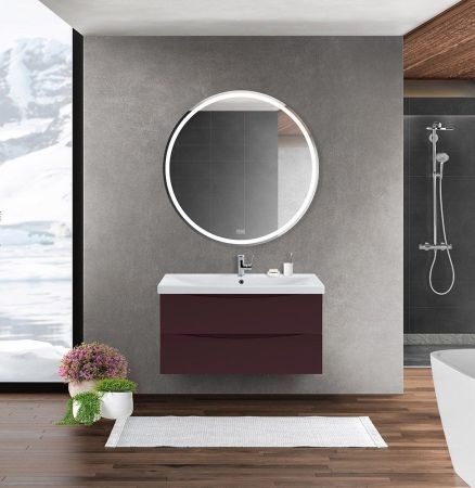 Мебель для ванной комнаты BELBAGNO MARINO-CER 900, артикул MARINO-CER-900-2C-SO-BO-P