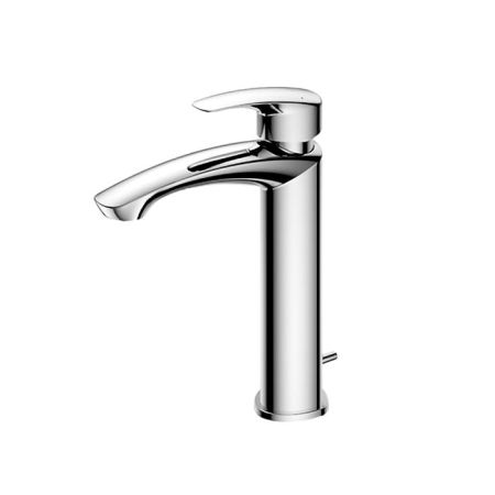 TOTO GM Смеситель для раковины  на 1 отв, h230мм, со сливным клапаном,цвет хром