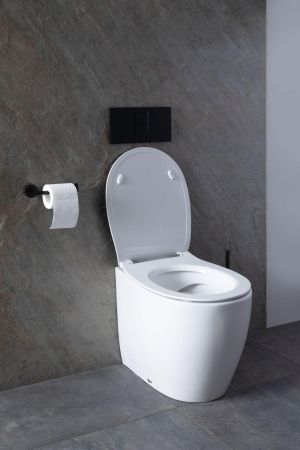 Чаша приставного унитаза Allen Brau Fantasy 4.11007.20 белый глянец, артикул 4.11007.20