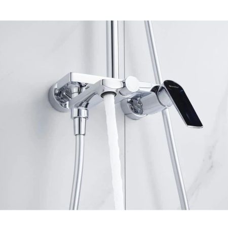 Душевая система Knotlor KN-62, хром, артикул KN-62