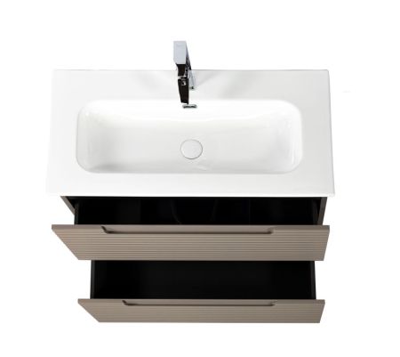 Комплект мебели Visobath Kyoto, 1200 мм, цвет кварцевый матовый лак (Quarzo), артикул 77877/Quarzo