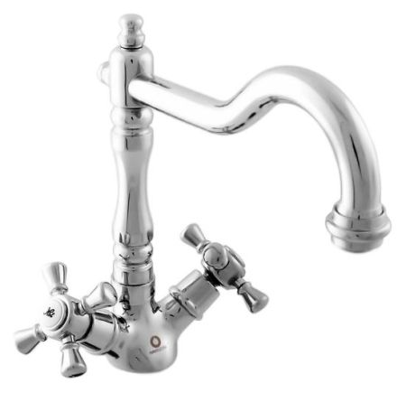 Смеситель для раковины Rav Slezak Morava retro MK320.5/8 хром, артикул MK320.5/8