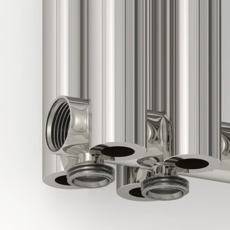 Отопительный радиатор ЭСТЕТ-00 н/ж EU50 500х675 / 15 сек (МУАР Темный Титан)