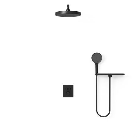 Душевой комплект Inspire VSFW-3I21T2RMB встраиваемый, термостатический, 2 режима, черный, артикул VSFW-3I21T2RMB