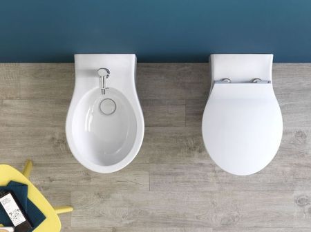 Биде Hatria Le Fiabe Y1DZ Белое, артикул Y1DZ01