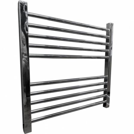 Водяной полотенцесушитель Ника Modern ЛМ 2 60x50 Хром 10 перекладин, артикул ЛМ 2 60/50 с вентилями