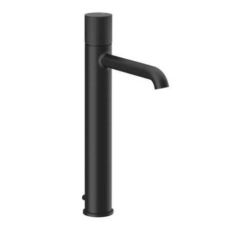 GESSI HABITO CESELLO Смеситель для раковины высокий, с донным клапаном, цвет Black XL, артикул 70403#299